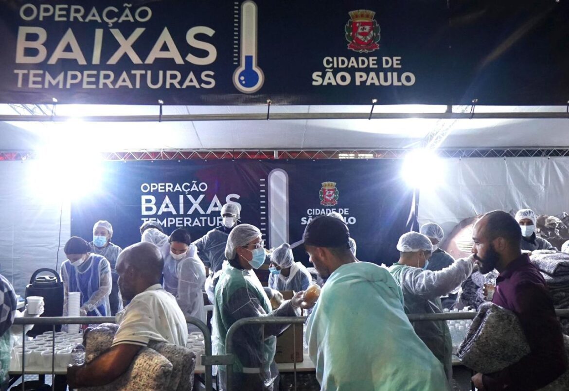 Operação Baixas Temperaturas bate novo recorde de atendimentos em São Paulo