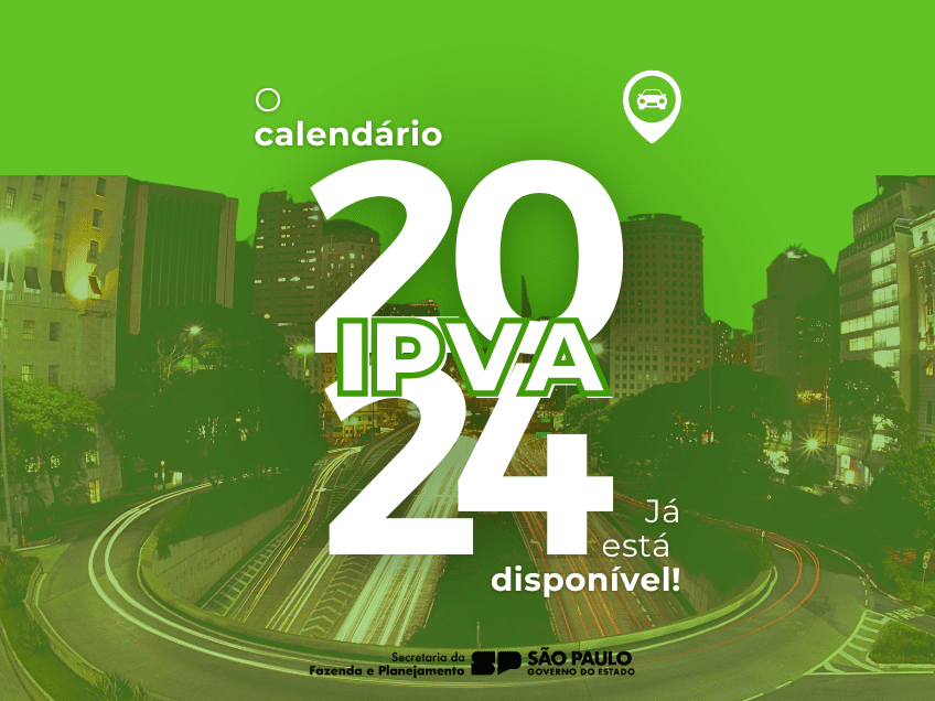 IPVA 2024: quarta parcela vence hoje para veículos com placa final 6