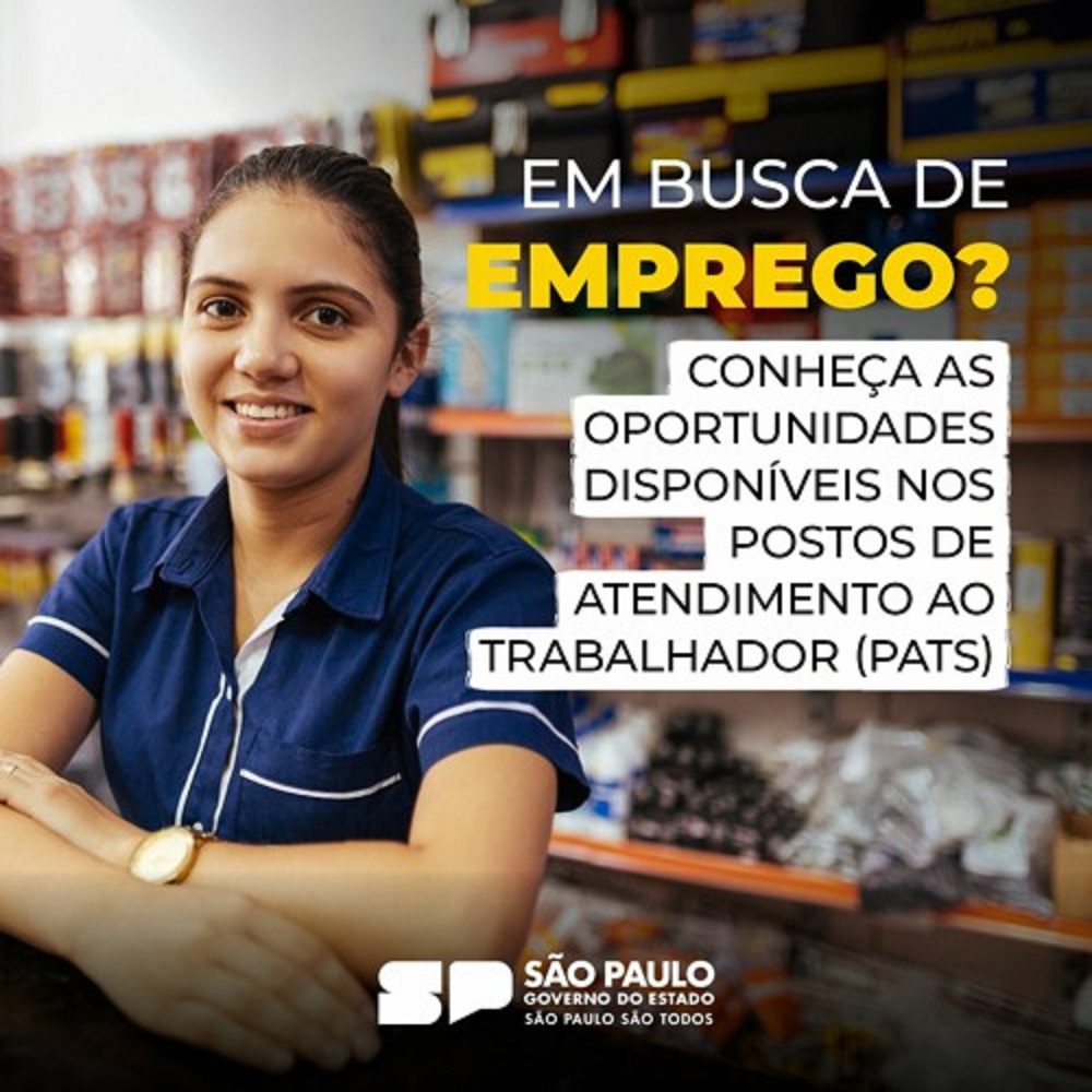 Estado de São Paulo tem mais de 20 mil vagas de emprego abertas