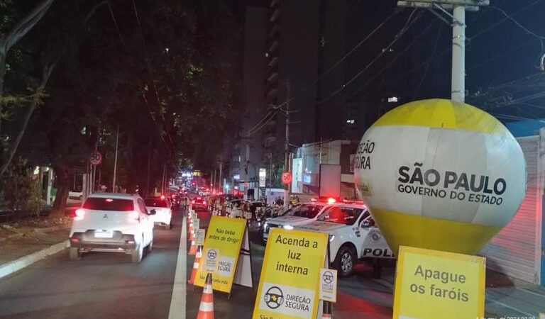 Maio Amarelo: Detran-SP realiza primeira Operação Direção Segura Integrada