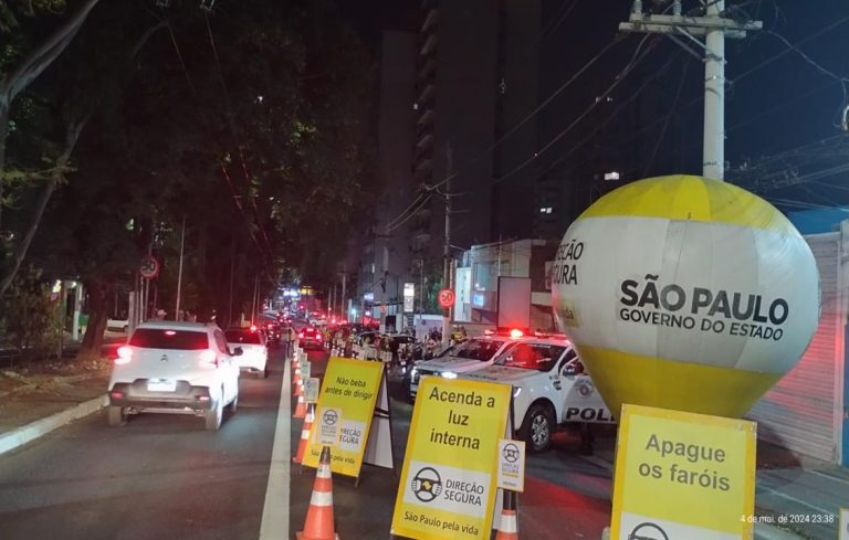 Maio Amarelo: Detran-SP realiza primeira Operação Direção Segura Integrada