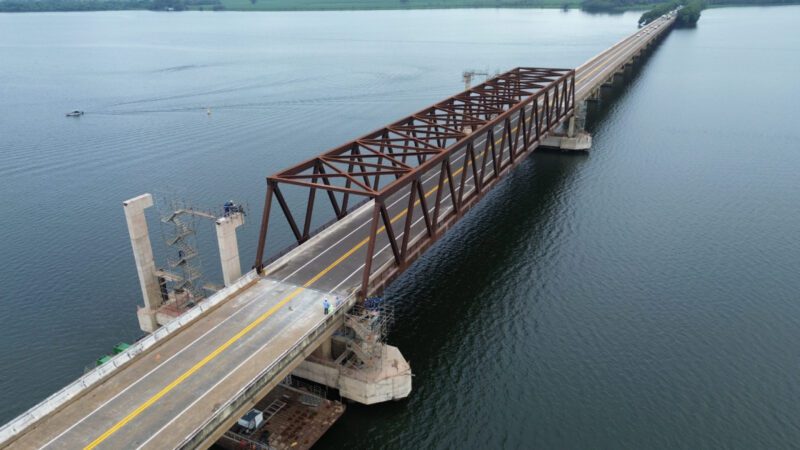 Governo paulista libera tráfego na ponte sobre o Rio Tietê na Assis Chateaubriand