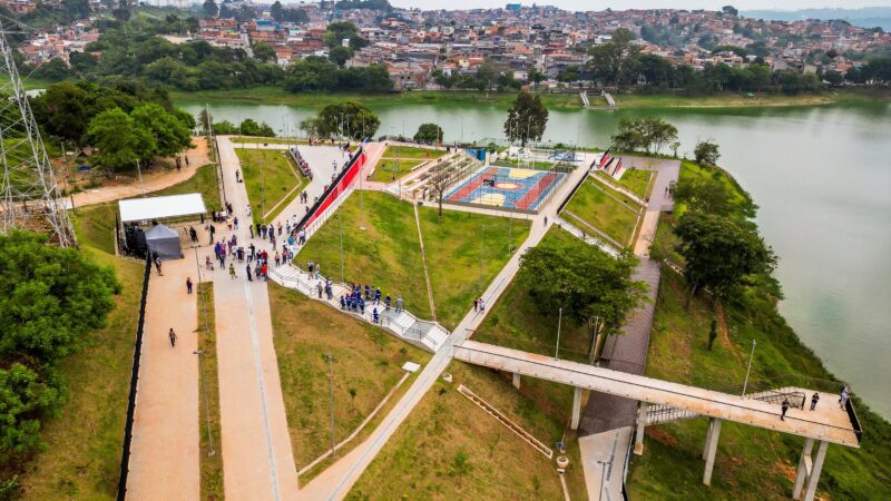 Prefeitura inaugura parque que ajuda a despoluir a Billings, oferecer moradias dignas e ser opção de lazer no Grajaú