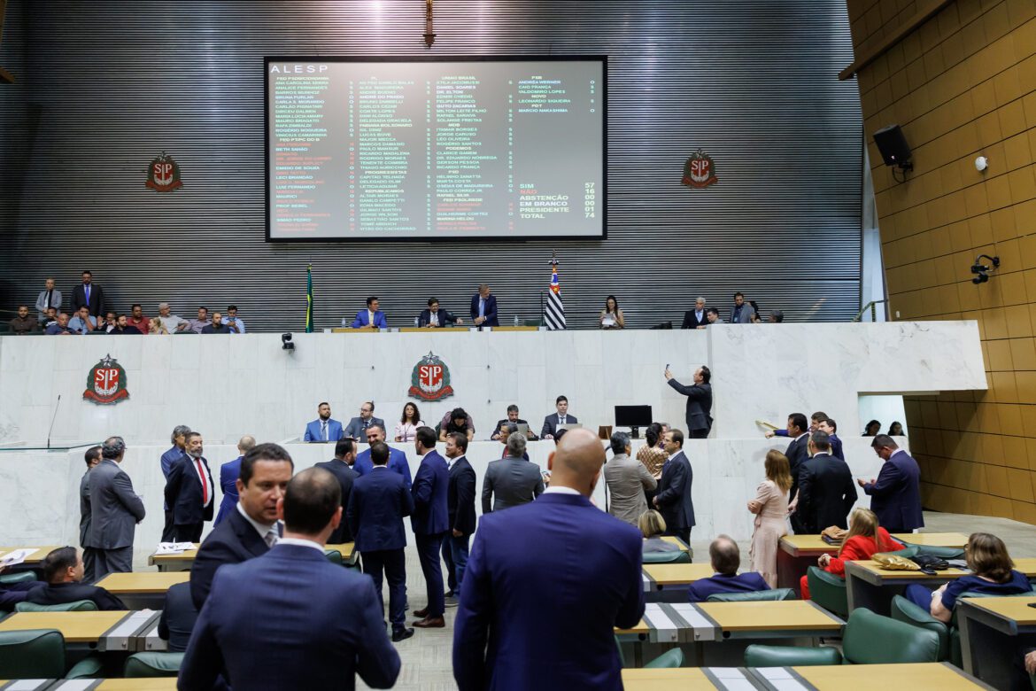 Plenário da Alesp aprova Orçamento estadual para 2025; receita prevista é de R$ 372 bilhões